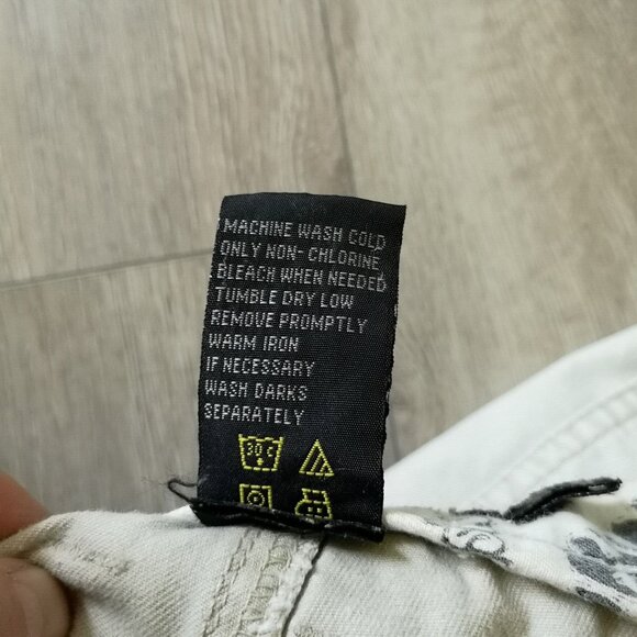 VTG 90s Y2K Quiksilver Baggy Cargo Pants Carpenter Rave Cyber Grunge Skate 34x30 - Picture 13 of 16